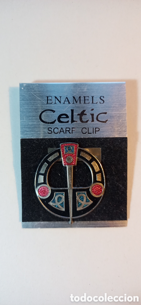 Joyeria: Clip Bufanda Celta. Enamels Celtic Scarf Clip. - Foto 2