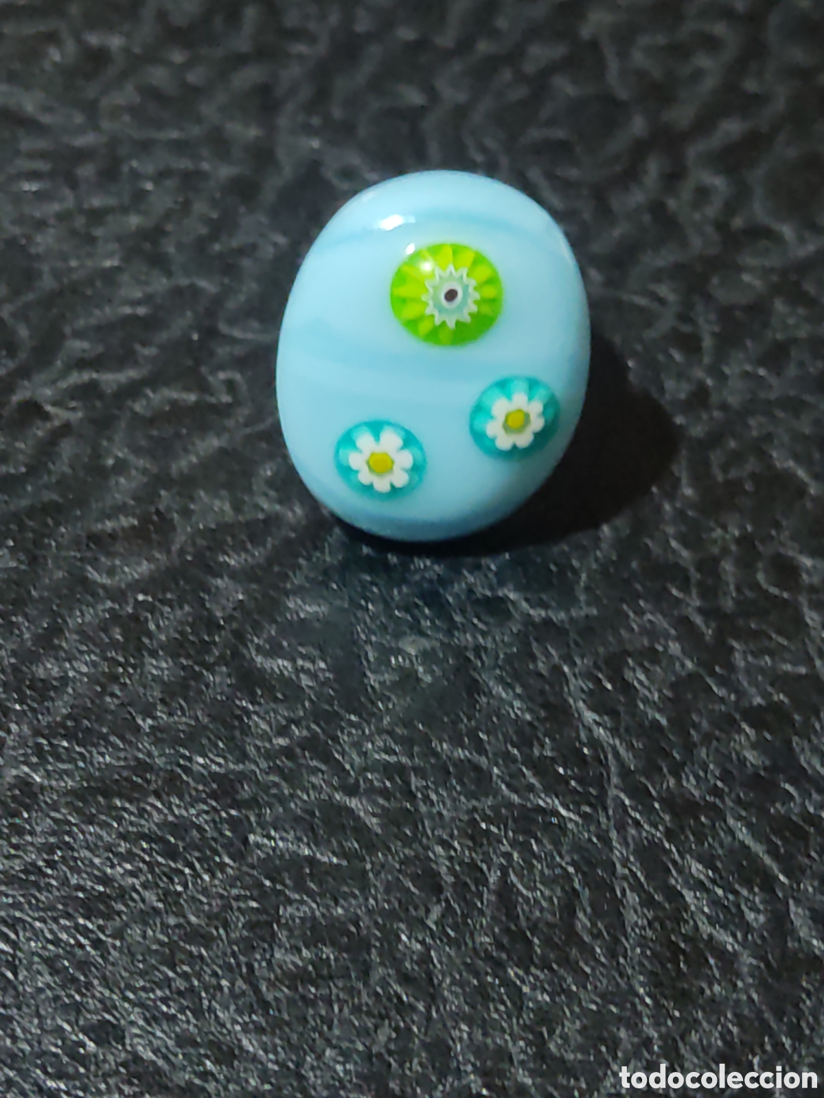 Joyeria: Anillo de opalina azul a&ntilde;os 80 - Foto 1