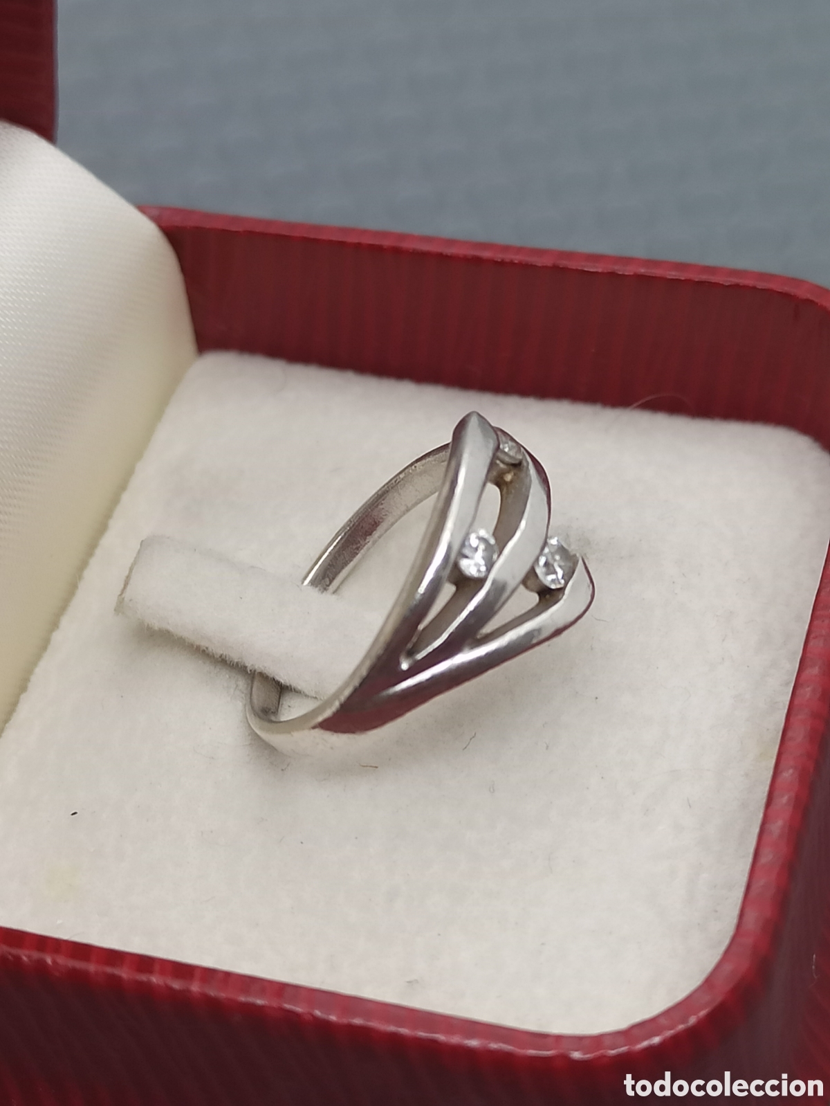 Joyeria: Anillo en plata de Ley 925 y Circonitas - Foto 3