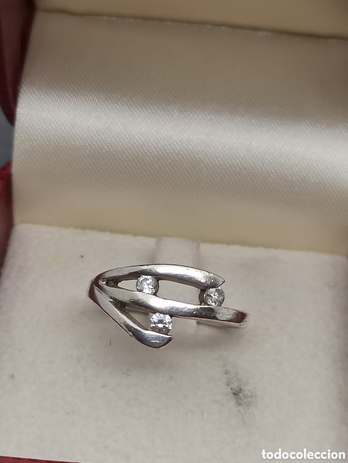 Joyeria: Anillo en plata de Ley 925 y Circonitas - Foto 1