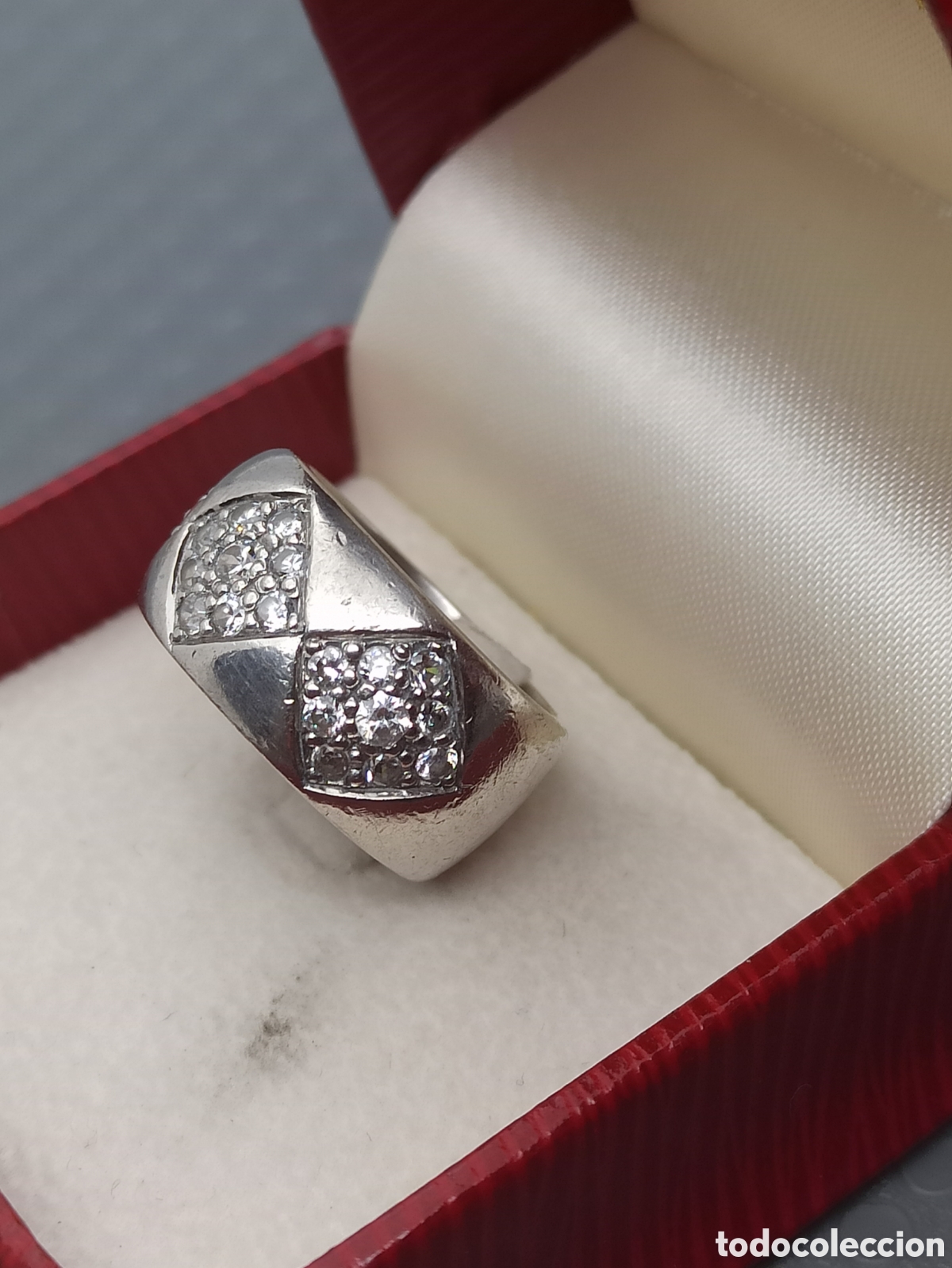 Joyeria: Anillo en Plata de Ley 925 y Circonitas - Foto 2