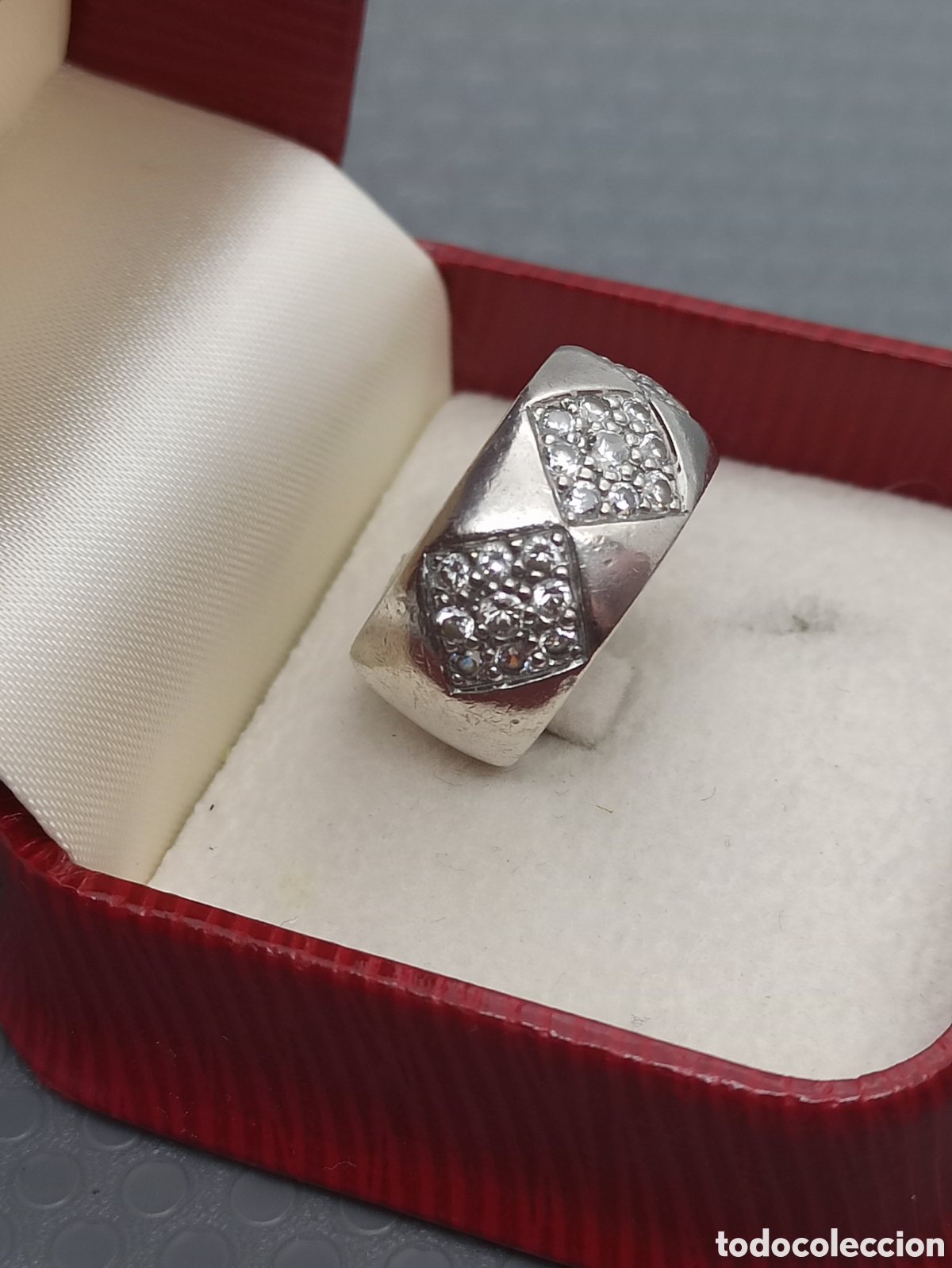 Joyeria: Anillo en Plata de Ley 925 y Circonitas - Foto 3