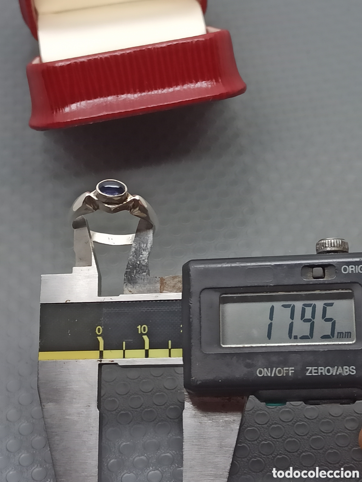 Joyeria: Anillo en Plata de Ley 925 y piedra azul - Foto 8
