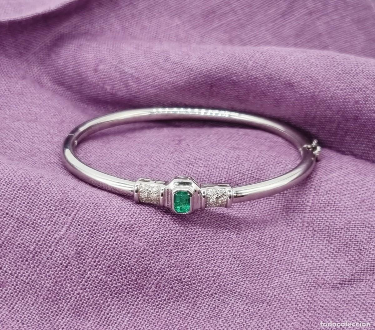 Joyeria: Pulsera de oro con esmeralda y diamantes - Foto 1