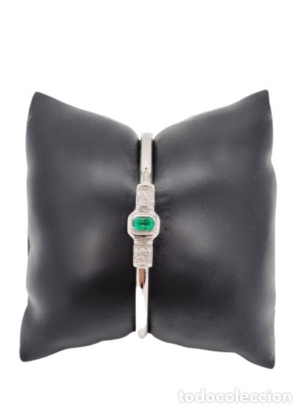 Joyeria: Pulsera de oro con esmeralda y diamantes - Foto 2