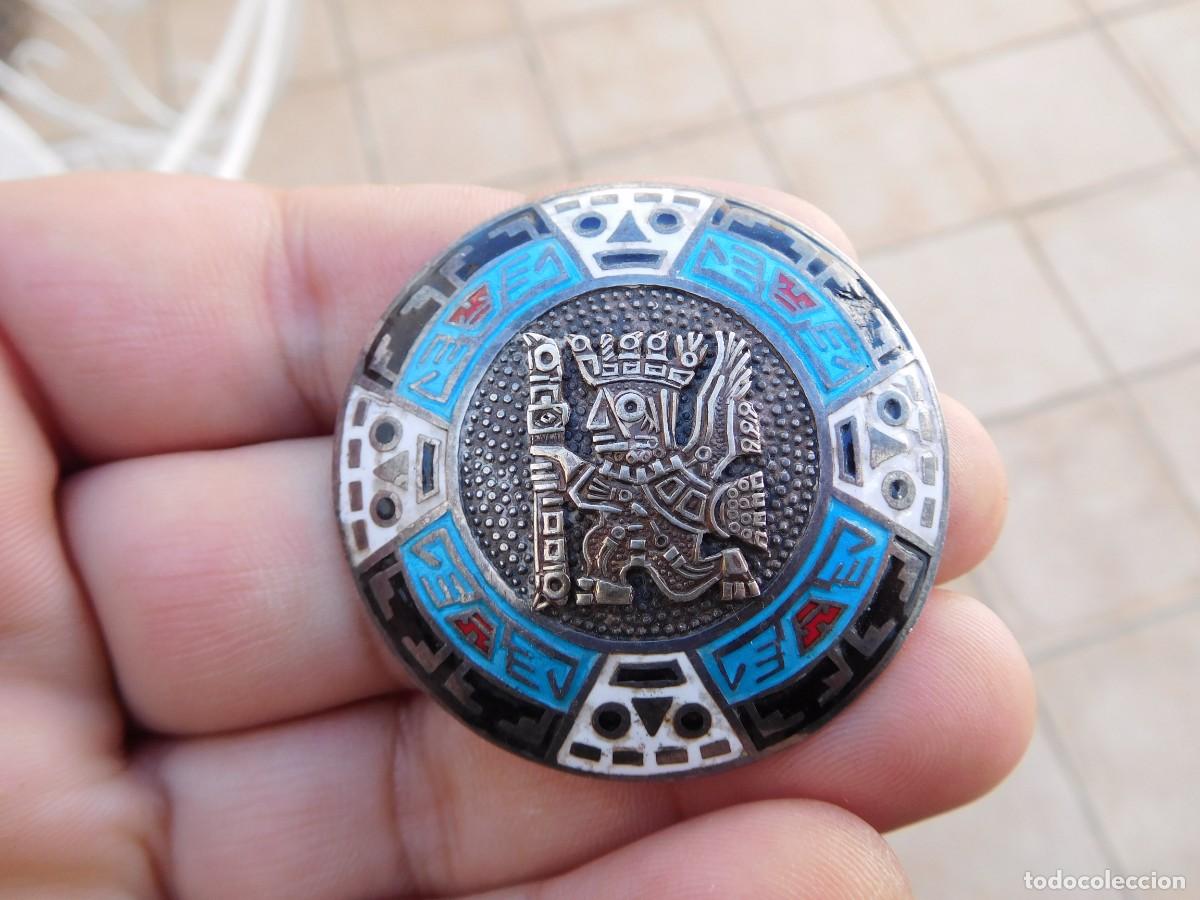 Joyeria: Broche de plata y esmaltes Per&uacute; 925 PMD - Foto 1
