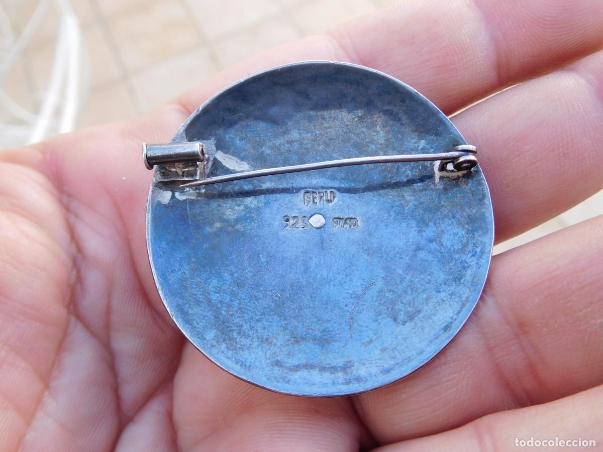 Joyeria: Broche de plata y esmaltes Per&uacute; 925 PMD - Foto 5