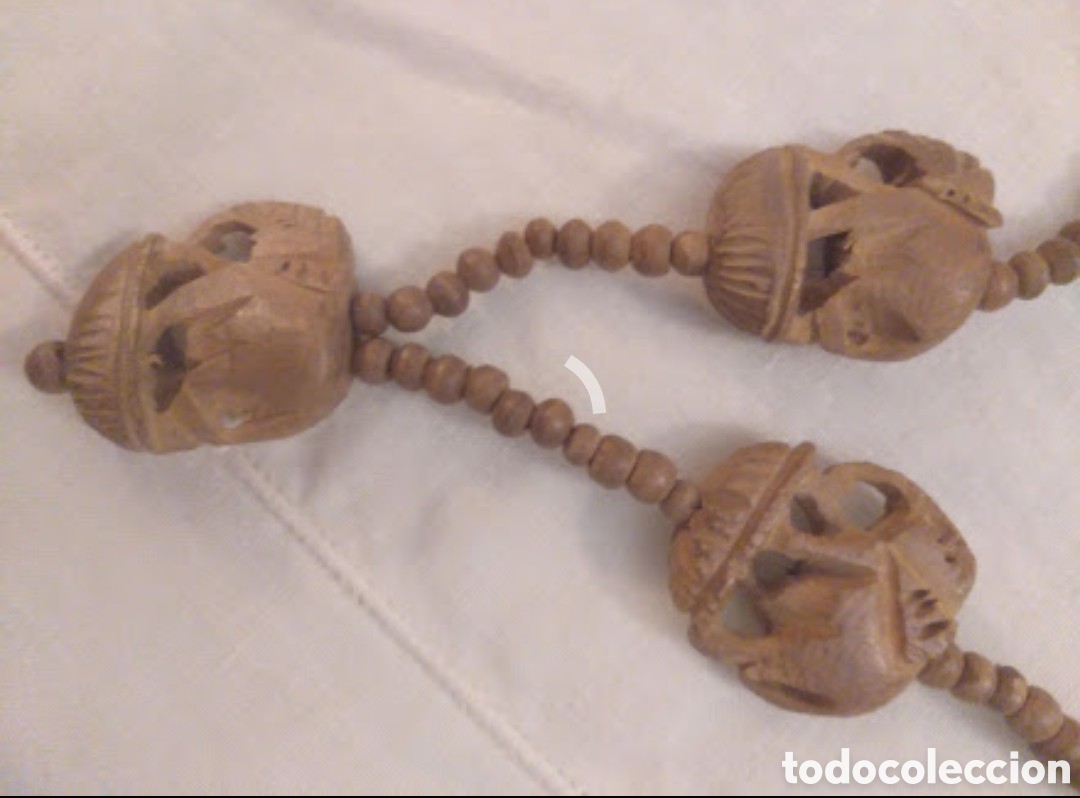 Joyeria: Collar madera con elefantes - Foto 3