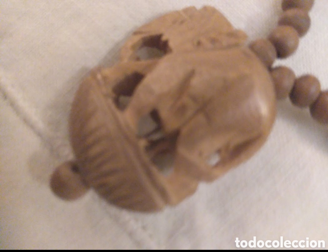 Joyeria: Collar madera con elefantes - Foto 4
