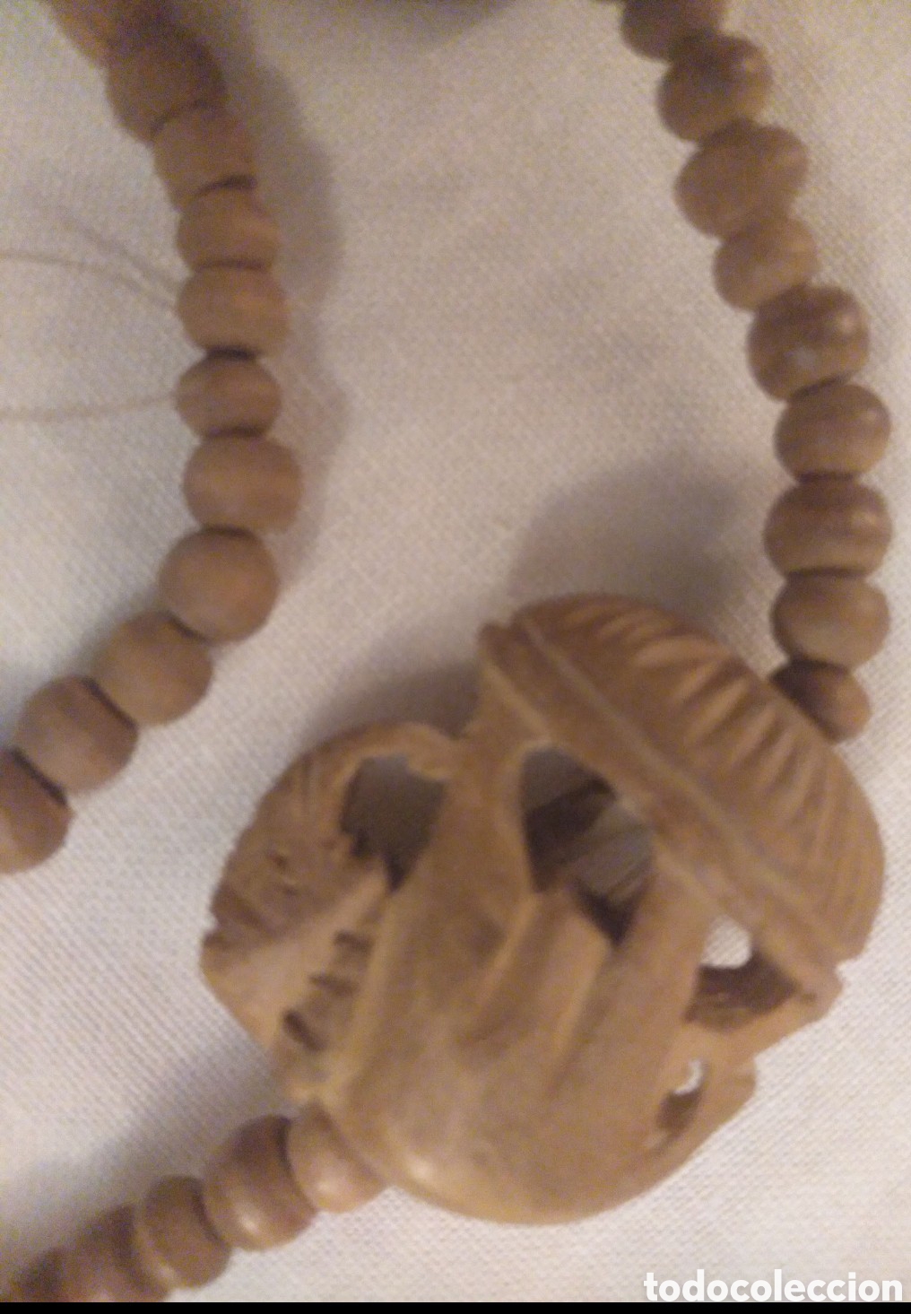 Joyeria: Collar madera con elefantes - Foto 2