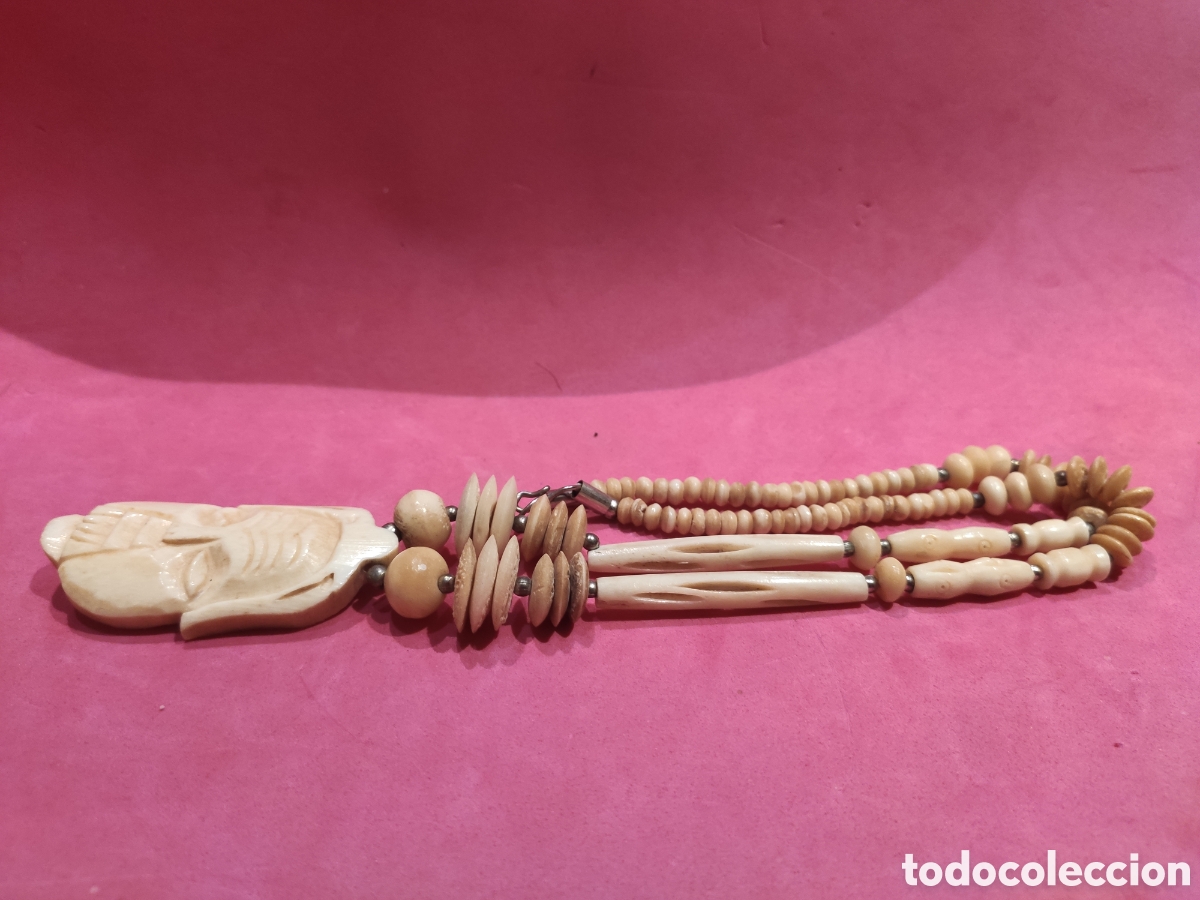 Joyeria: Collar &eacute;tnico en hueso con m&aacute;scara - Foto 6