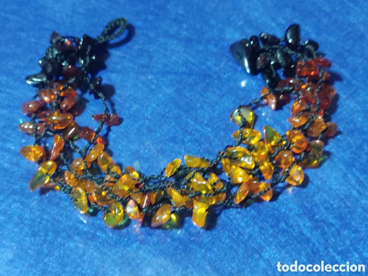 Joyeria: Pulsera de &aacute;mbar del B&aacute;ltico 4 hilos. - Foto 2