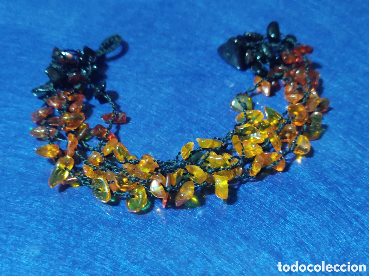 Joyeria: Pulsera de &aacute;mbar del B&aacute;ltico 4 hilos. - Foto 1