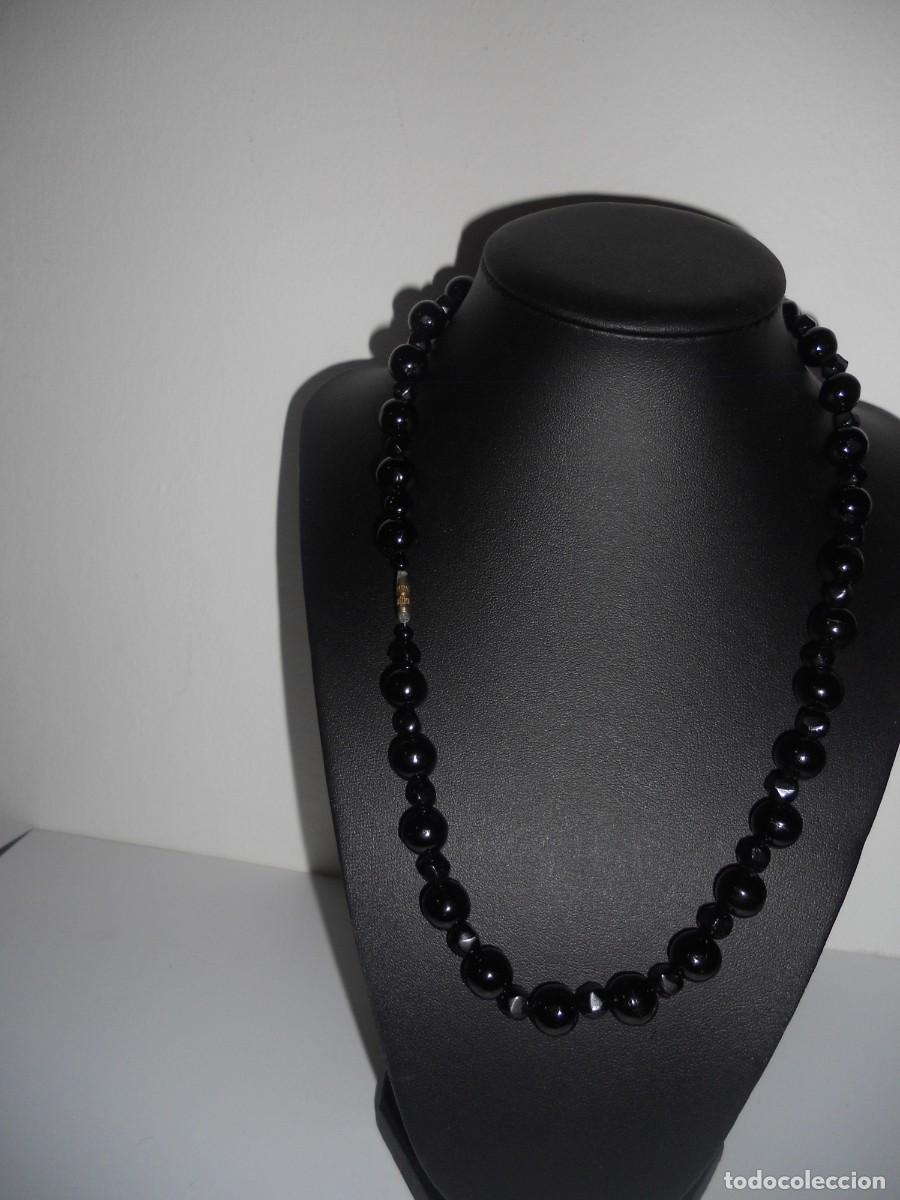 Joyeria: ANTIGUO COYAR DE TURMALINA NEGRA - Foto 2