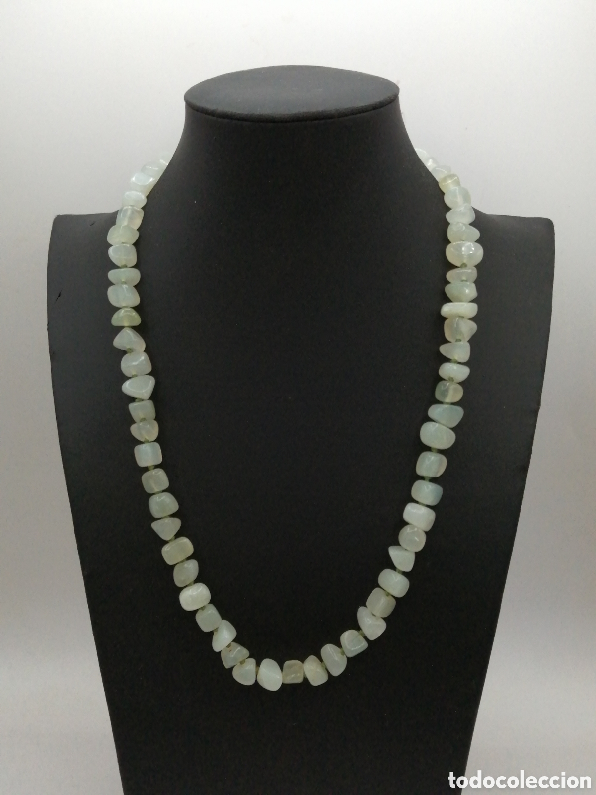 Joyeria: Collar jade. Cierre plata de ley - Foto 2