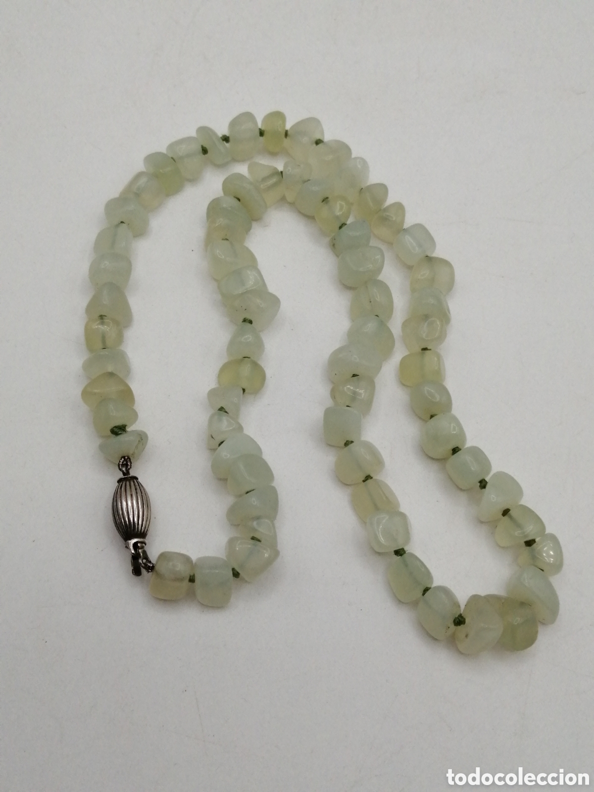 Joyeria: Collar jade. Cierre plata de ley - Foto 3
