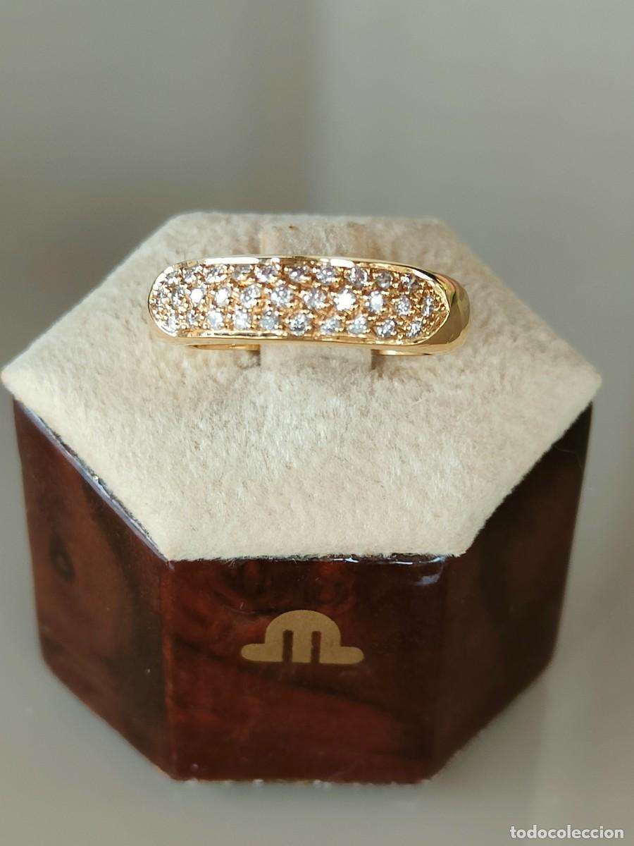 Joyeria: ANILLO ORO 18K Y PAV&Eacute; BRILLANTES - Foto 5