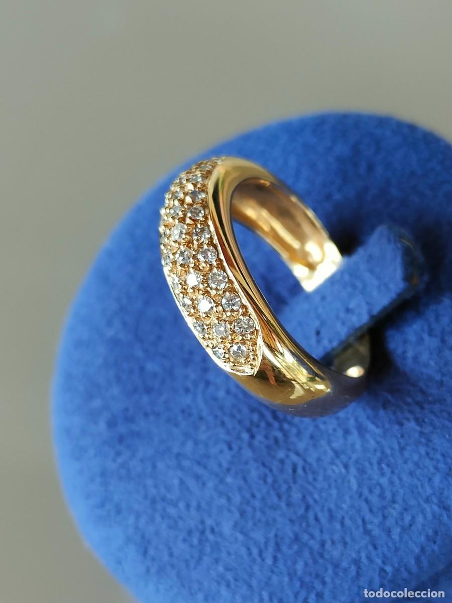 Joyeria: ANILLO ORO 18K Y PAV&Eacute; BRILLANTES - Foto 6