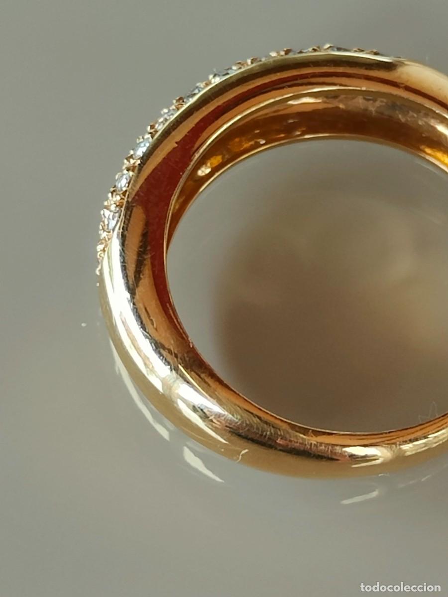 Joyeria: ANILLO ORO 18K Y PAV&Eacute; BRILLANTES - Foto 7