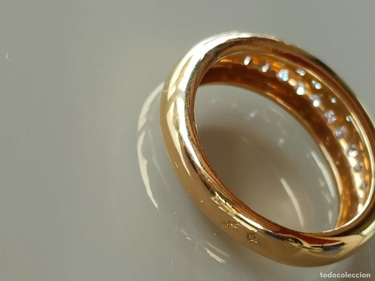 Joyeria: ANILLO ORO 18K Y PAV&Eacute; BRILLANTES - Foto 11