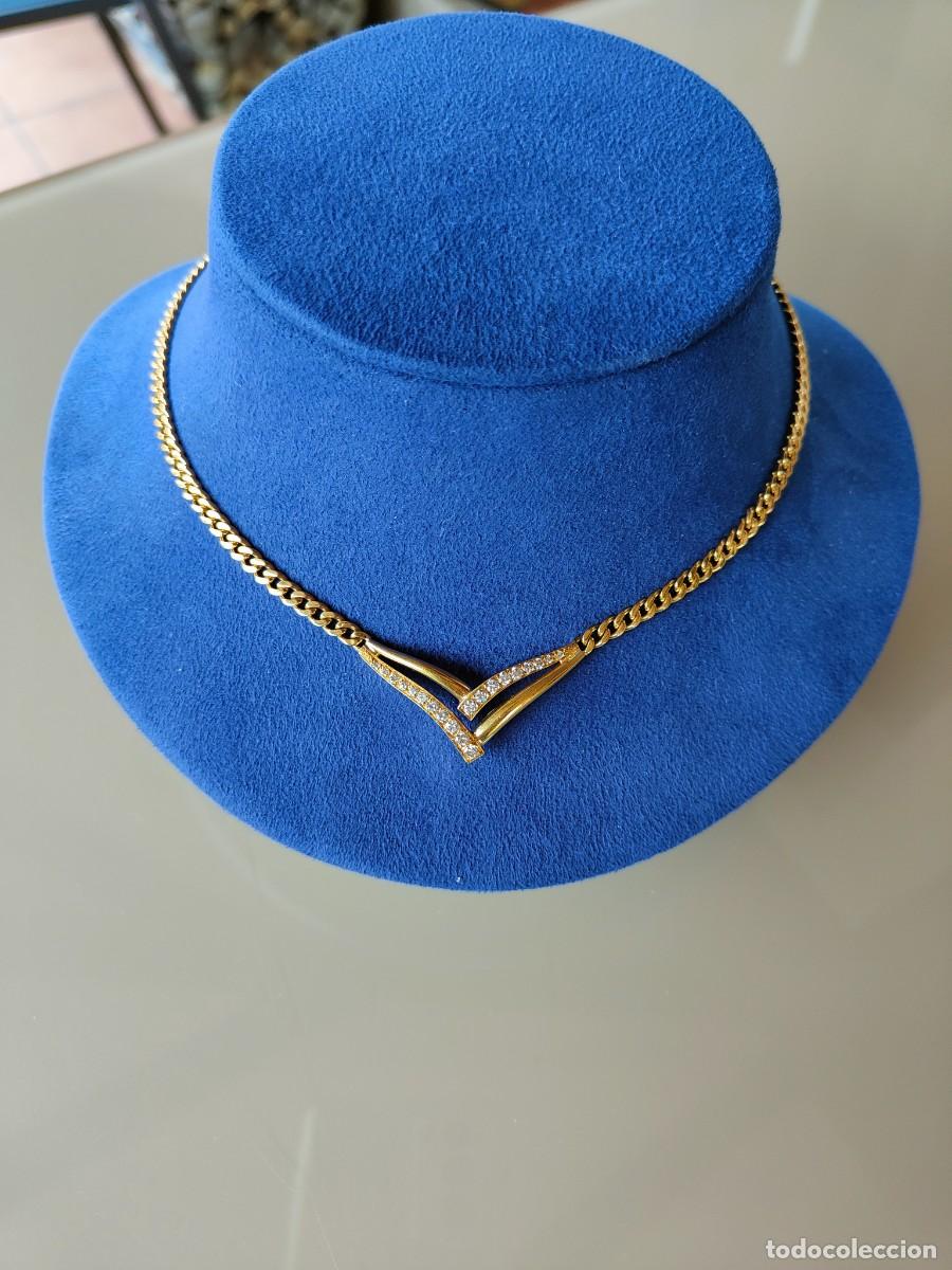 Joyeria: GARGANTILLA ORO 18K Y BRILLANTES - Foto 2
