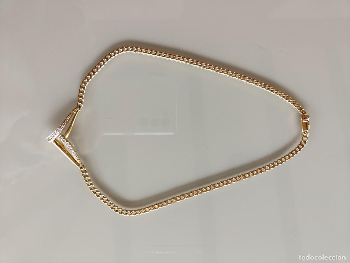 Joyeria: GARGANTILLA ORO 18K Y BRILLANTES - Foto 3