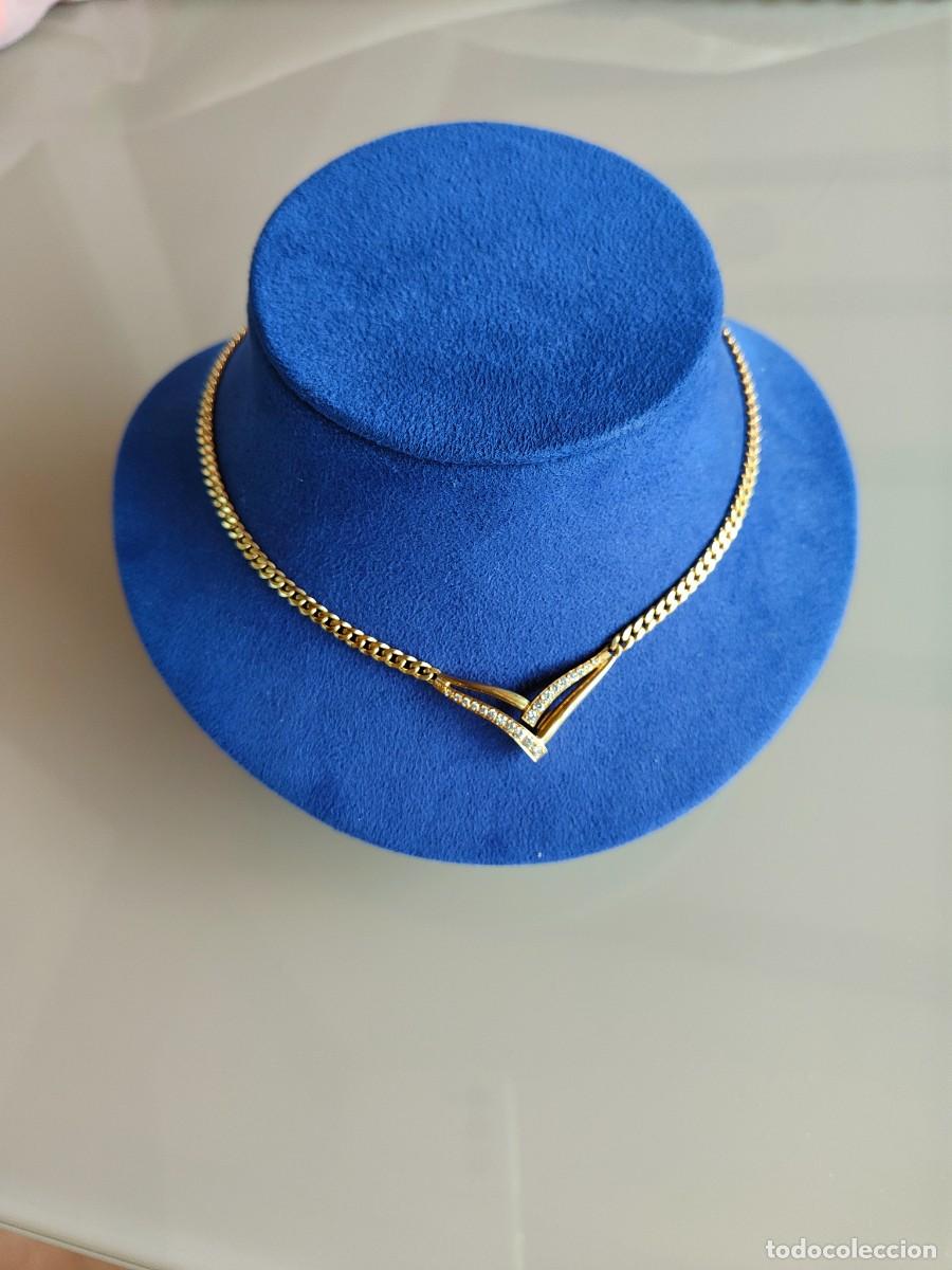 Joyeria: GARGANTILLA ORO 18K Y BRILLANTES - Foto 7
