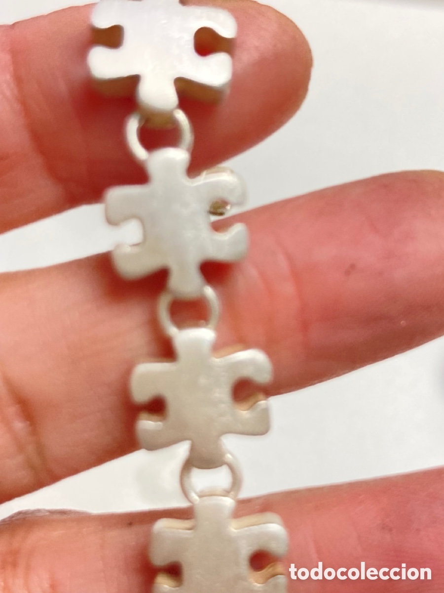 Joyeria: Pulsera de plata en forma puzzle /PUL 01 - Foto 4