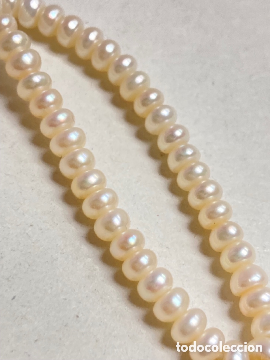 Joyeria: Pulsera de perlas con cierre de plata chapada oro /PUL 01 - Foto 7