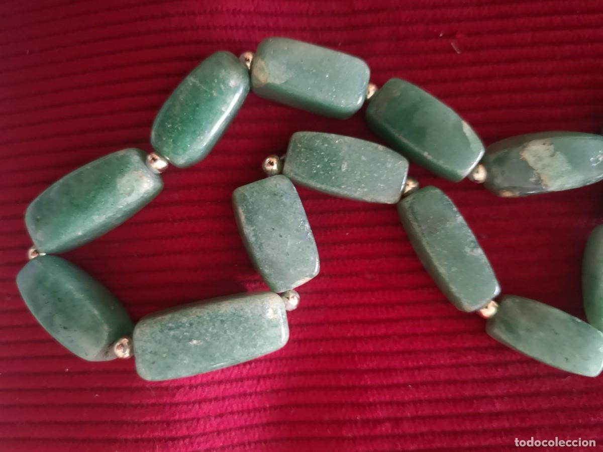 Joyeria: Collar de cuarzo verde o jade - Foto 2
