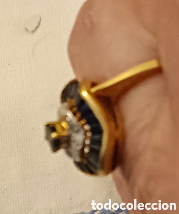Joyeria: Anillo oro con zafiros - Foto 4