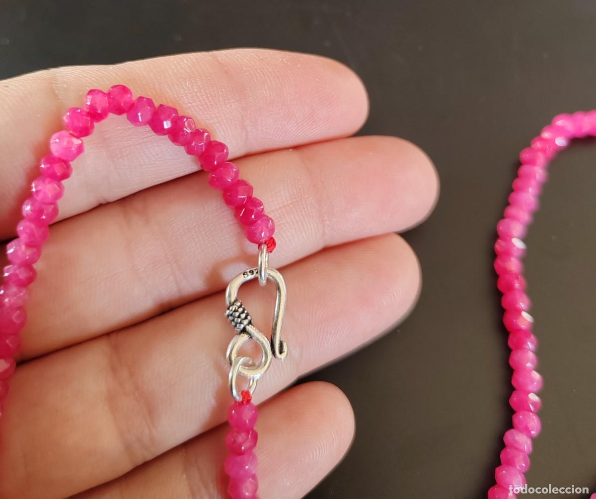 Joyeria: Collar en Plata de Ley y Rub&iacute;es Naturales - Foto 4