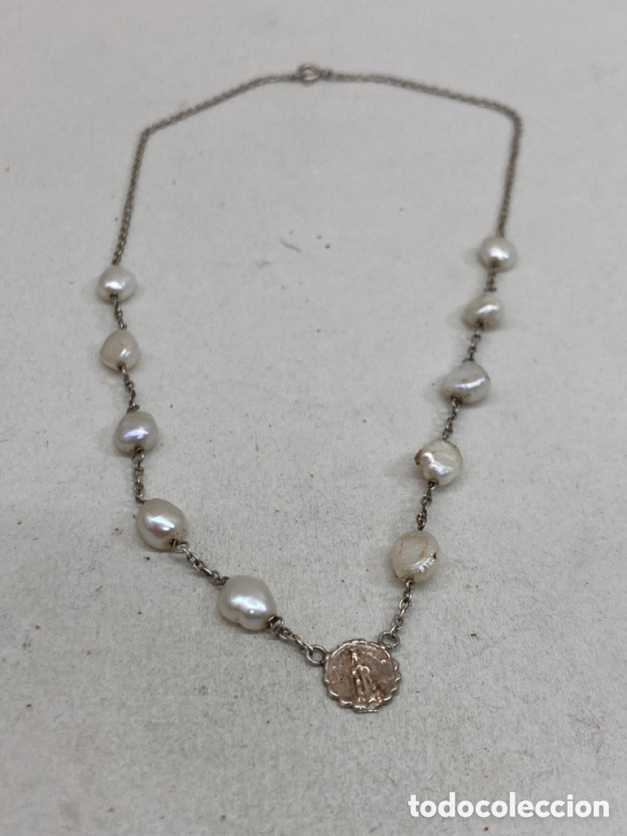 Joyeria: Collar de perlas y plata/COLL02 - Foto 1