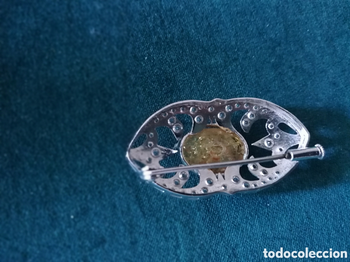 Joyeria: ANTIGUO BROCHE AMBAR. ART DECO - Foto 5