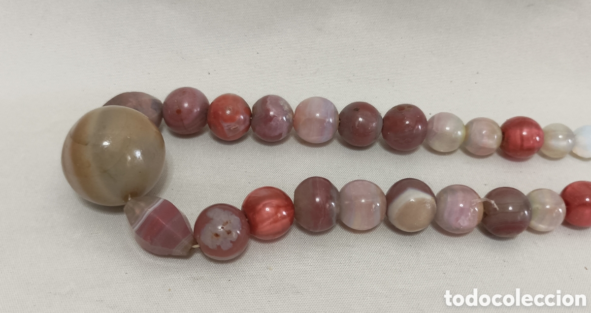 Joyeria: Antiguo Collar con piedras semipreciosas y perla - Foto 2