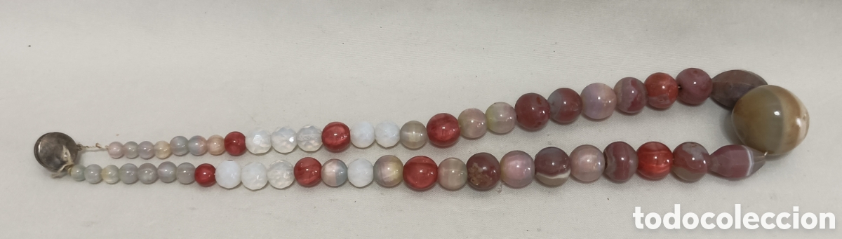 Joyeria: Antiguo Collar con piedras semipreciosas y perla - Foto 4
