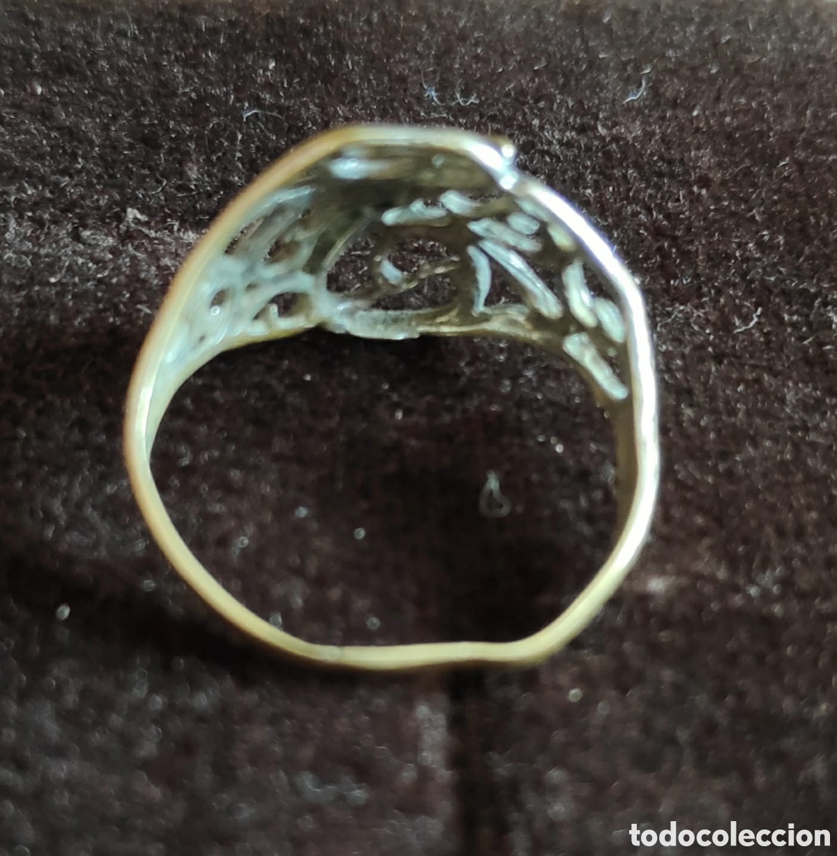 Joyeria: ⚜️ ANTIGUO ANILLO CON ESMALTE - Foto 2