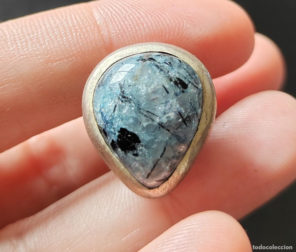 Joyeria: Anillo en Plata de Ley y Cuarzo Rutilo - Foto 8