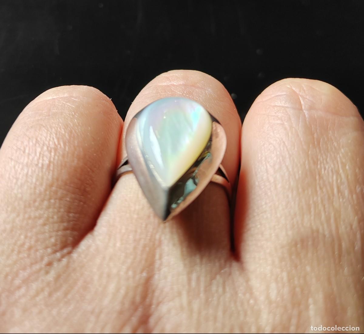 Joyeria: Precioso Anillo en Plata de Ley y N&aacute;car - Foto 3