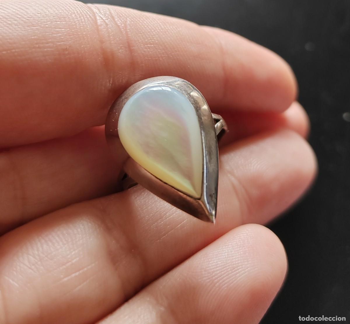Joyeria: Precioso Anillo en Plata de Ley y N&aacute;car - Foto 4