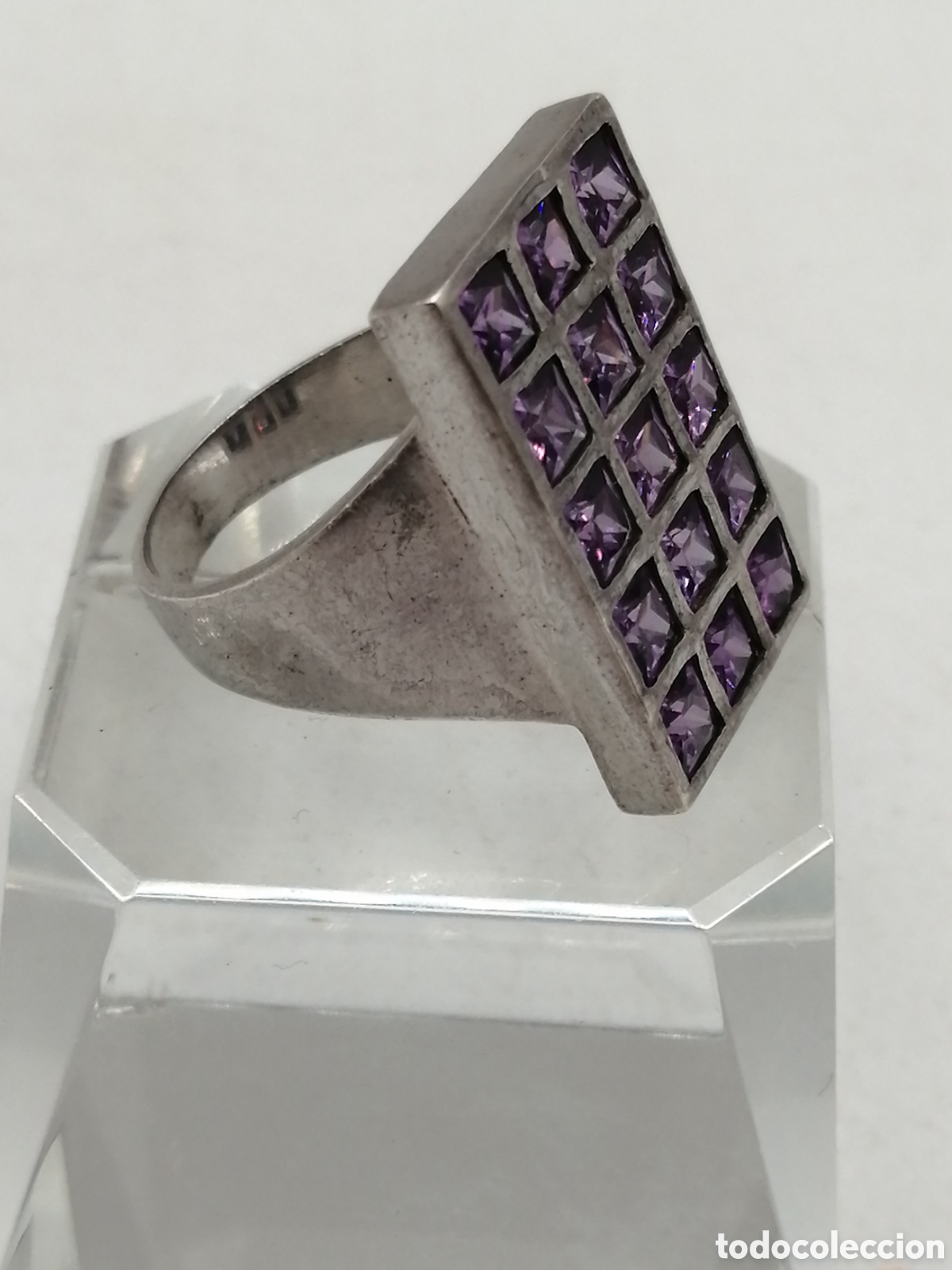 Joyeria: Anillo plata 925mls y amatista - Foto 3