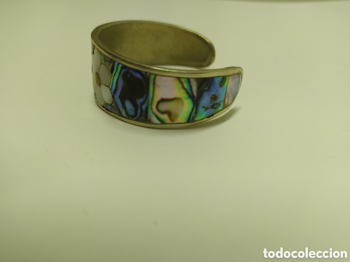 Joyeria: BRAZALETE PULSERA DE ALPACA Y N&Aacute;CAR - M&Eacute;XICO - Foto 5