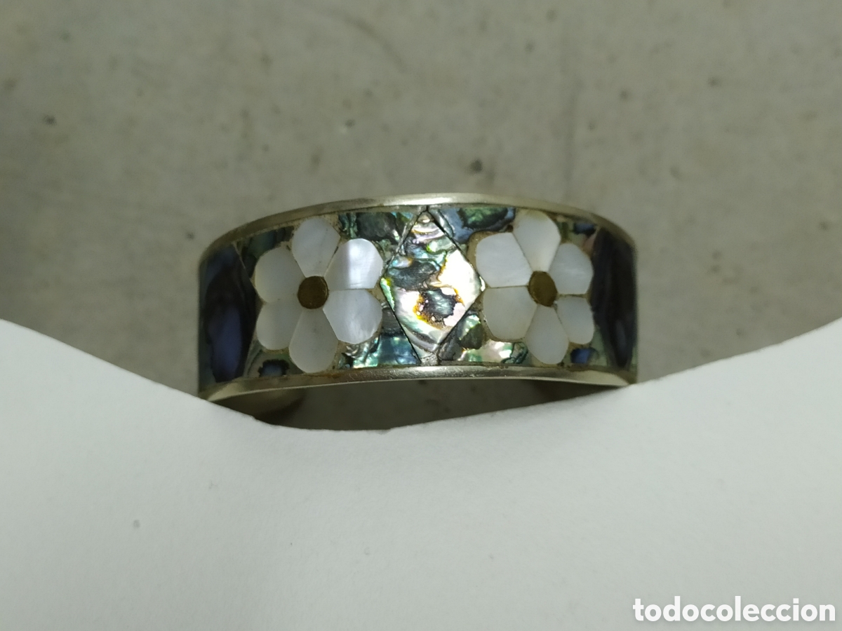 Joyeria: BRAZALETE PULSERA DE ALPACA Y N&Aacute;CAR - M&Eacute;XICO - Foto 1