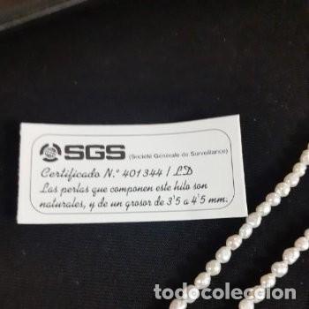 Joyeria: Hilo de perlas naturales en su estuche - Foto 2
