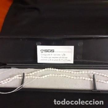 Joyeria: Hilo de perlas naturales en su estuche - Foto 3