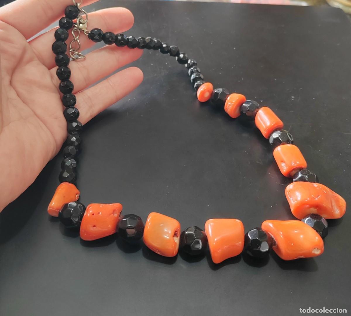 Joyeria: Gran Collar de Corales naturales y &Oacute;nices - Foto 1