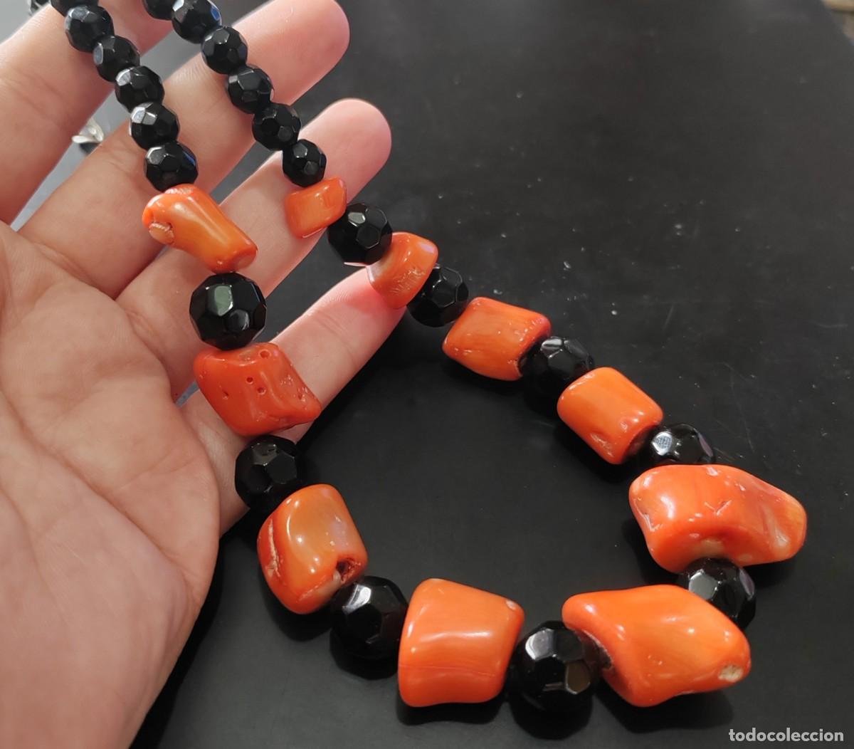 Joyeria: Gran Collar de Corales naturales y &Oacute;nices - Foto 4