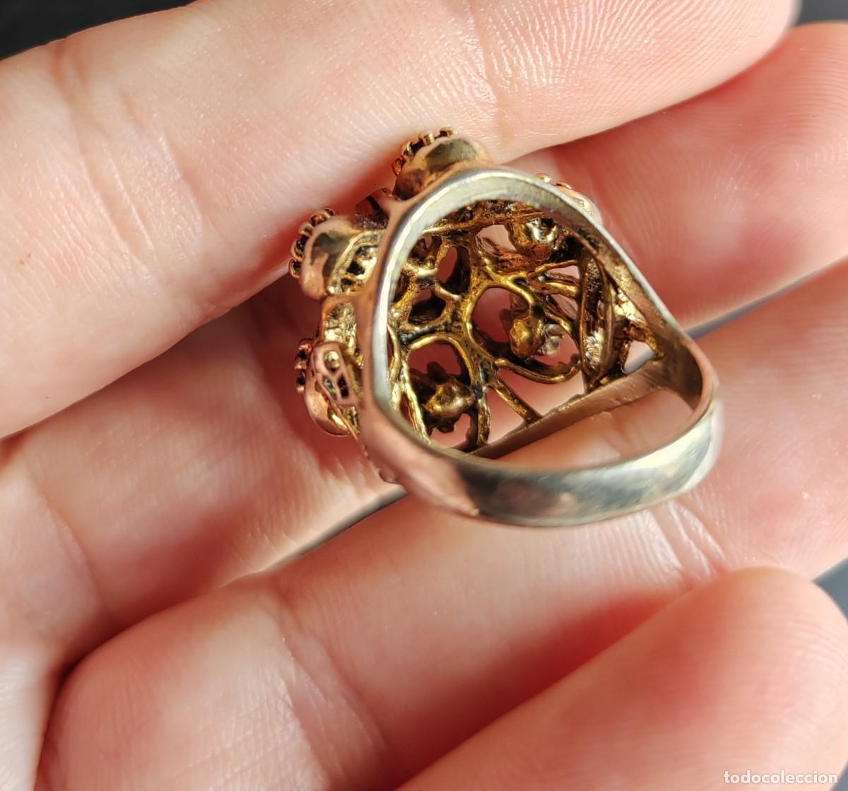 Joyeria: Anillo antiguo &Oacute;palos y Granates S. XIX - Foto 14