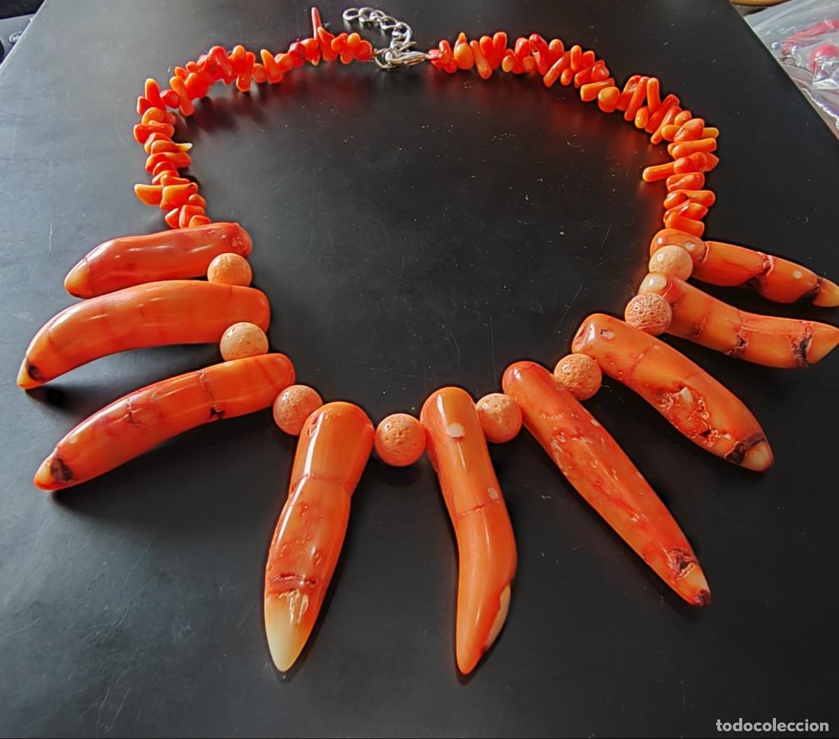 Joyeria: Gran Collar de Ramas de Coral - Foto 4