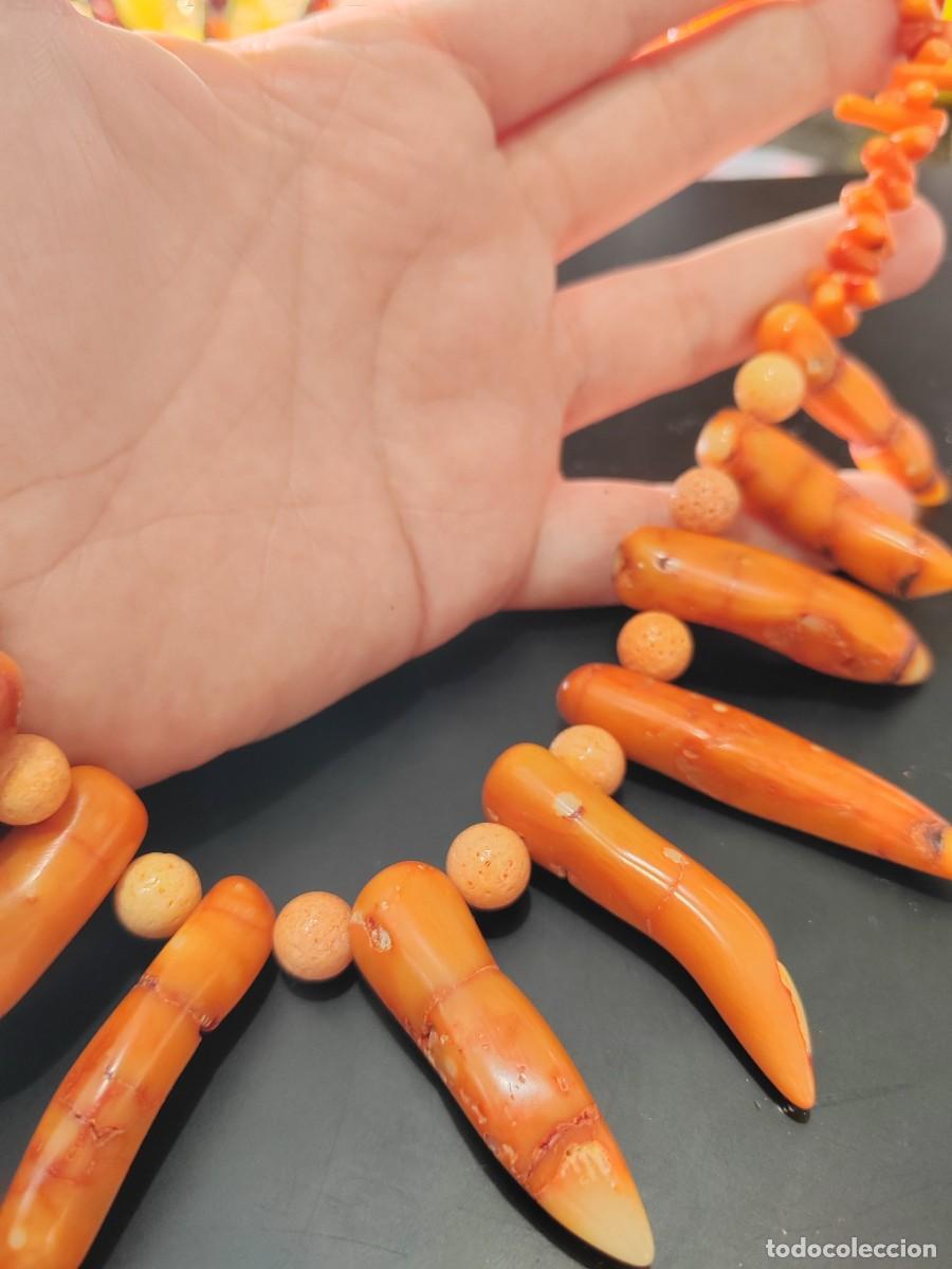 Joyeria: Gran Collar de Ramas de Coral - Foto 7